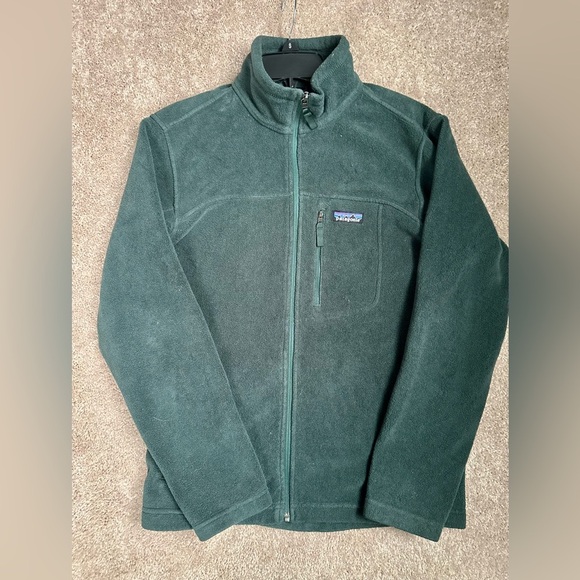Patagonia Other - Patagonia Synchilla Fleece Jacket Green Full Zip Men’s Small